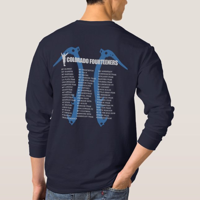 Camiseta Colorado 14ers (Reverso)