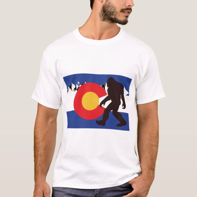 Camiseta Colorado Big Foot Sasquatch (Anverso)