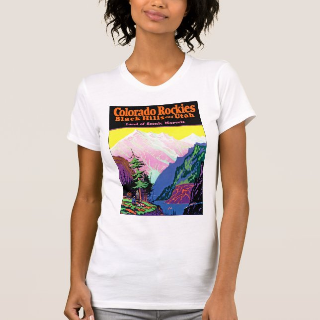 Camiseta Colorado ~ Black Hills y Utah (Anverso)