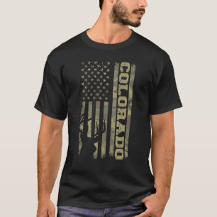 Camiseta Colorado Deer Hunter Vintage Deer Hunter Camo EE.U