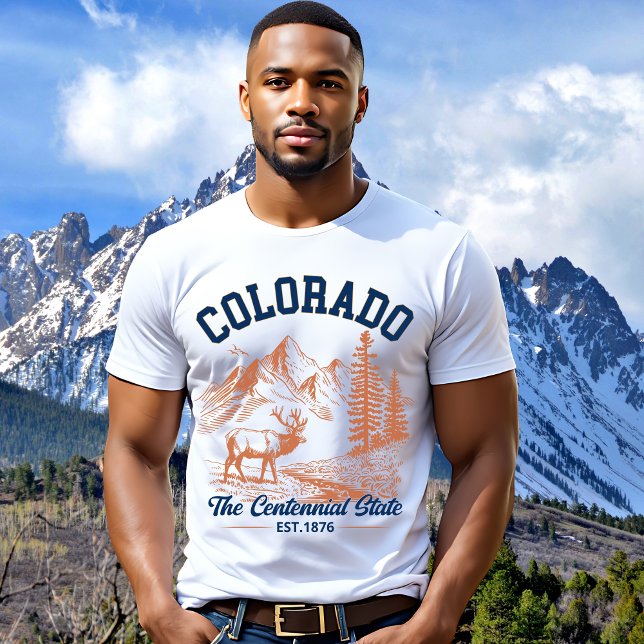 Camiseta Colorado Deer Mountain | The Centennial State (Subido por el creador)