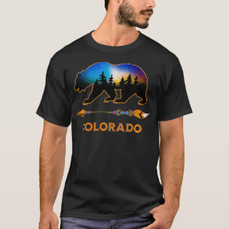 Camiseta Colorado EE.UU. Caminos de senderismo de oso negro