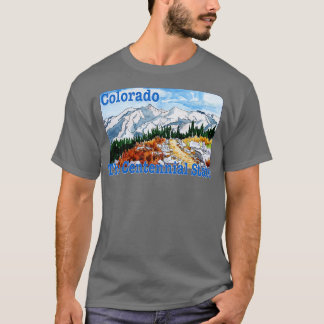 Camiseta Colorado, el estado del centenario