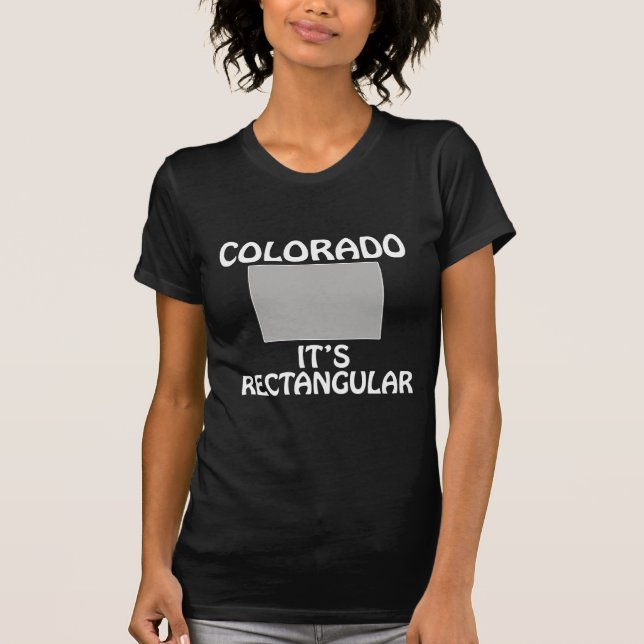 Camiseta Colorado - Es Rectangular (Anverso)