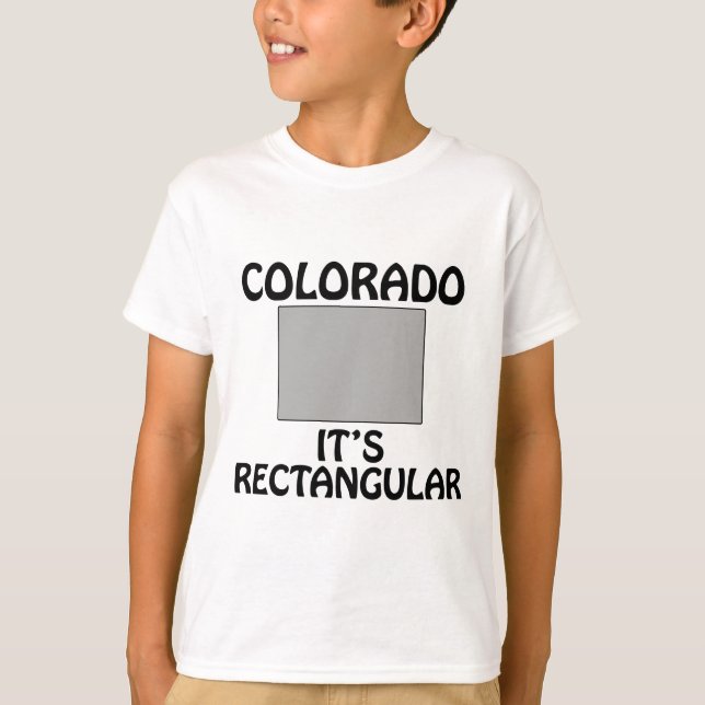 Camiseta Colorado - Es Rectangular (Anverso)