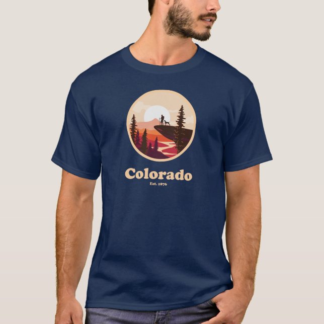 Camiseta Colorado Est 1876 Dark T-Shirt (Anverso)