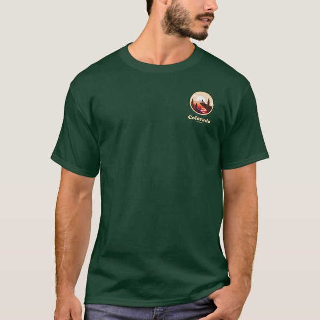 Camiseta Colorado Est 1876 Dark T-Shirt (Anverso)