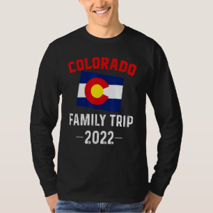 Camiseta Colorado Family Trip 2022 Denver Flag Souvenir Mat