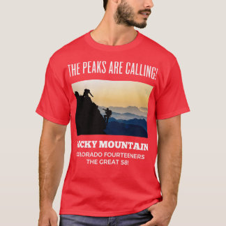Camiseta Colorado Fourteeners Adventure TShirt