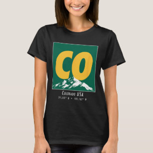 Camiseta Colorado Hiking And Skiing Co Montaña Vintage Depo