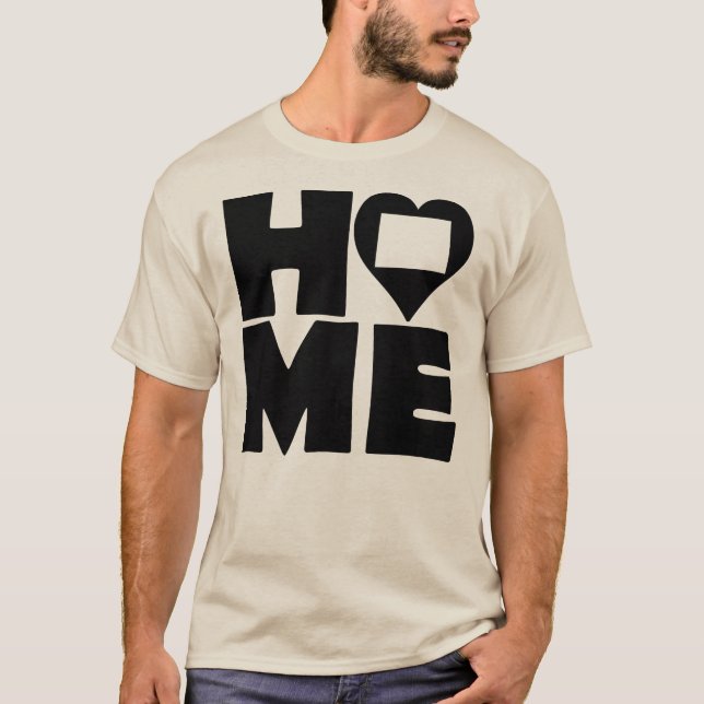 Camiseta Colorado Home Heart State Tees (Anverso)