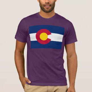 Camiseta Colorado: La bandera del estado centenario de EE.