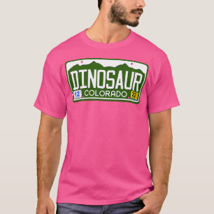 Camiseta Colorado License Plate - Dinosaur Active
