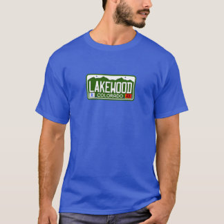 Camiseta Colorado License Plate LAKEWOOD