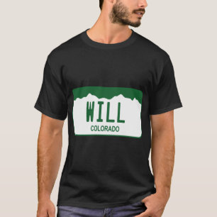 Camiseta Colorado License Plate - Will
