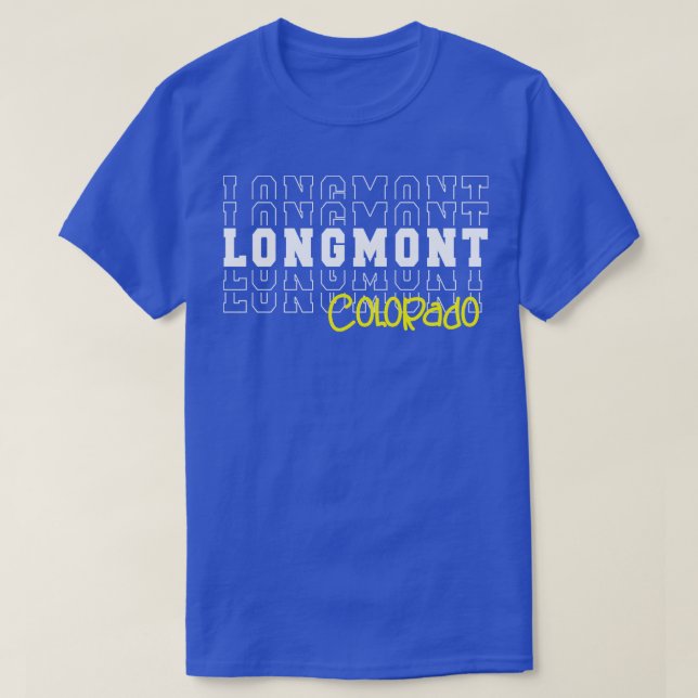Camiseta Colorado Longmont CO (Diseño del anverso)