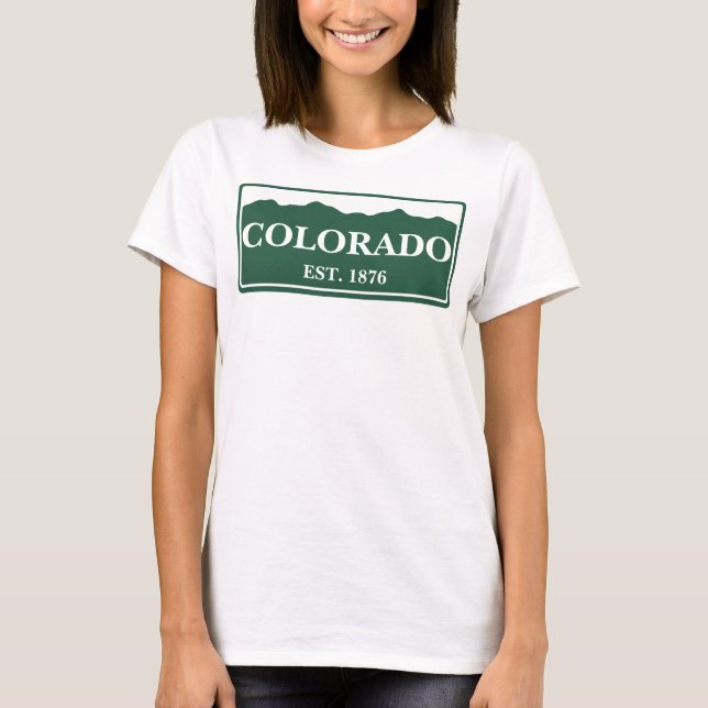Camiseta COLORADO - Matrícula EST. 1876 (Anverso)