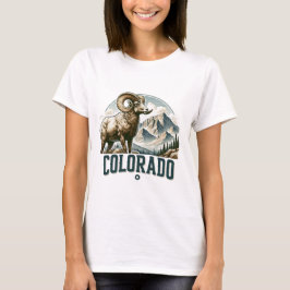 Camiseta Colorado, ovejas de las Montañas Rocosas,
