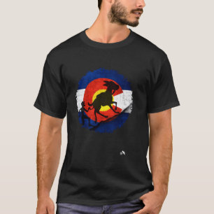 Camiseta Colorado Pack Burro Carreras Western Pack Burro As