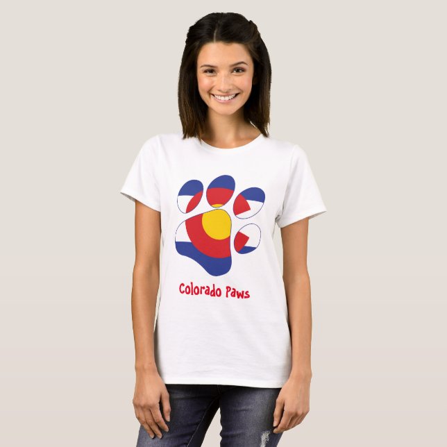 Camiseta Colorado Paws (Anverso completo)
