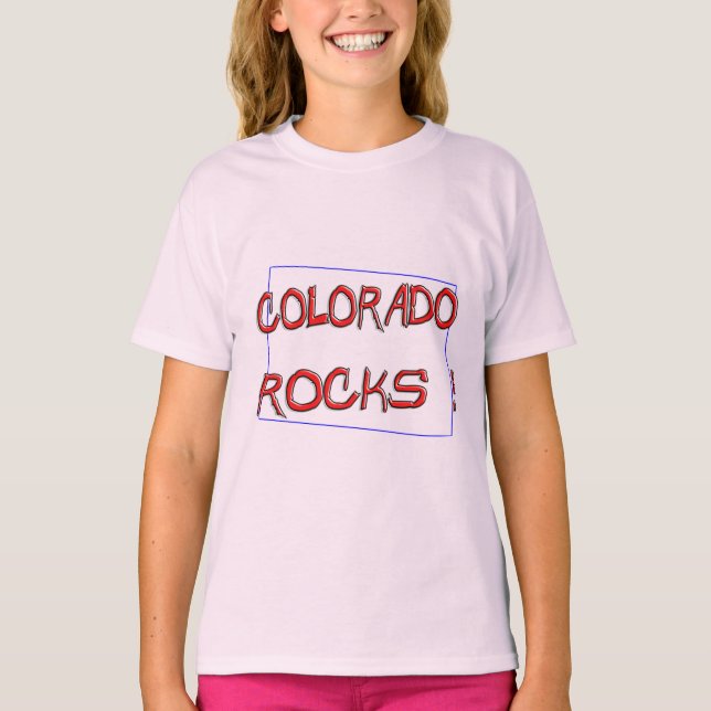 Camiseta Colorado ROCKS (Anverso)