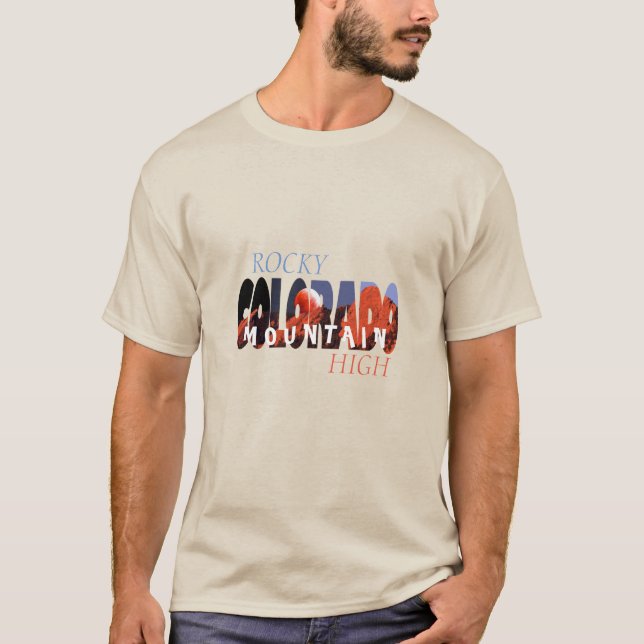 Camiseta Colorado - Rocky Mountain High (Anverso)