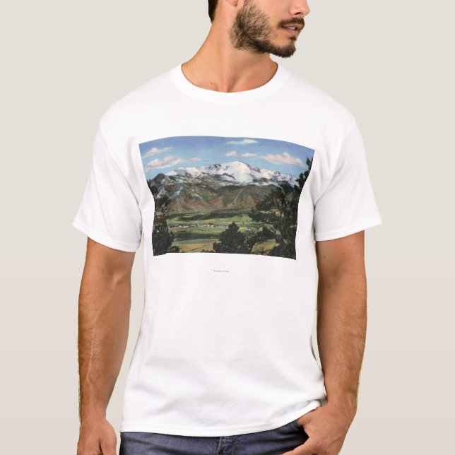 Camiseta Colorado Springs, CO - pico de los lucios (Anverso)