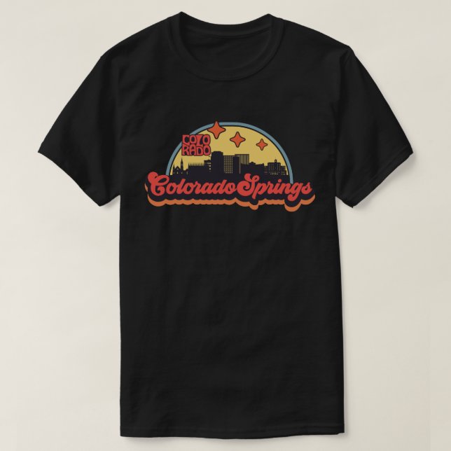 Camiseta Colorado Springs, Colorado (Diseño del anverso)