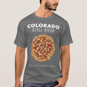Camiseta Colorado Style Pepperoni Mile High Italy Pie Regio
