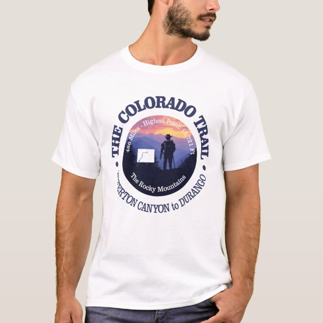 Camiseta Colorado Trail (rd2) (Anverso)