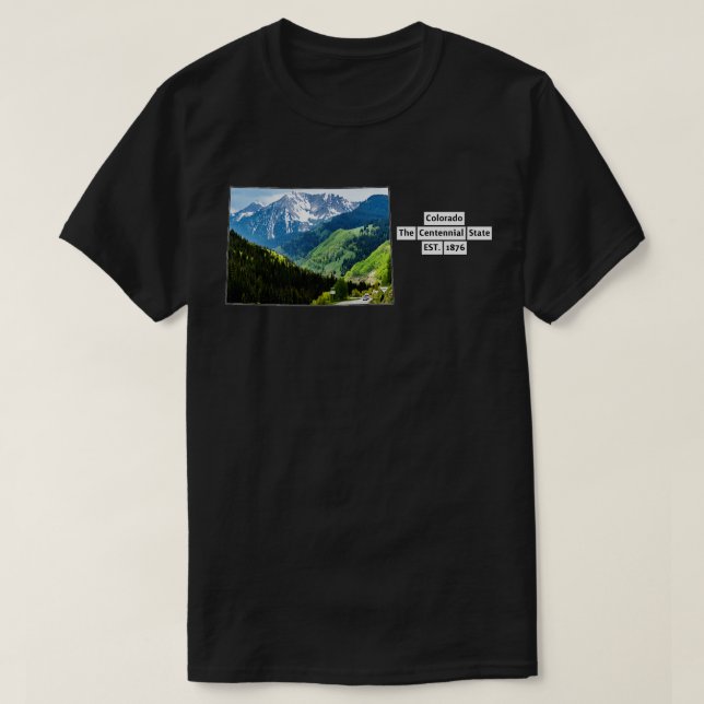 Camiseta Colorado USA (Diseño del anverso)