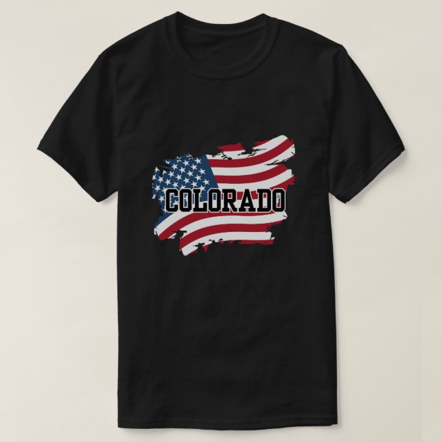 Camiseta Colorado USA (Diseño del anverso)