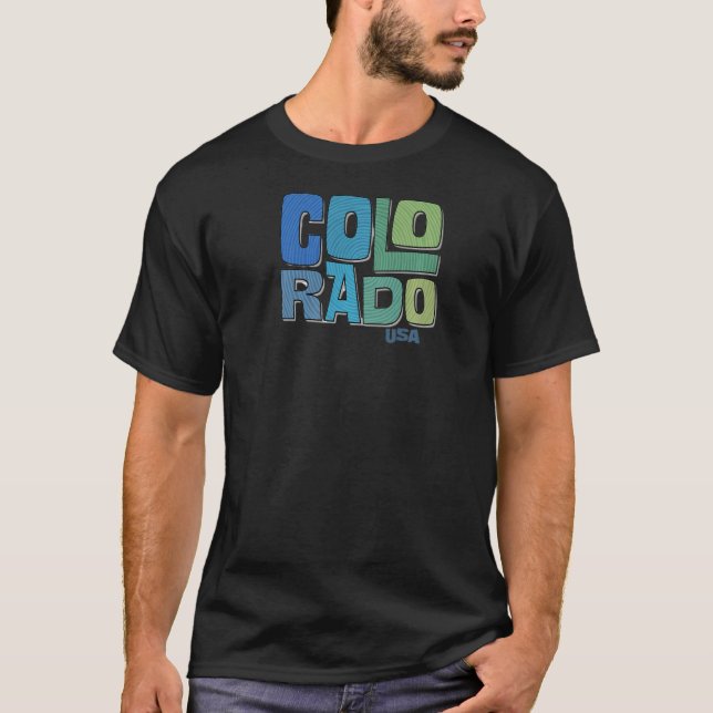 Camiseta Colorado USA Colorful Colorado Clothing (Anverso)