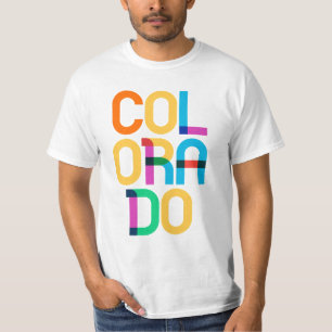 Camiseta Colorado Vintage Colorido Arte Pop 80