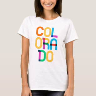 Camiseta Colorado Vintage Colorido Arte Pop 80