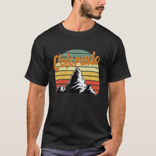 Camiseta Colorado Vintage Retro 4 De Julio Montañas Monte