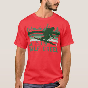 Camiseta Colorado Wolf Creek Ski Club Distresor Style