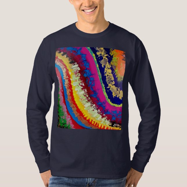 Camiseta COLORAL de Christele CHABRETTE (Anverso)