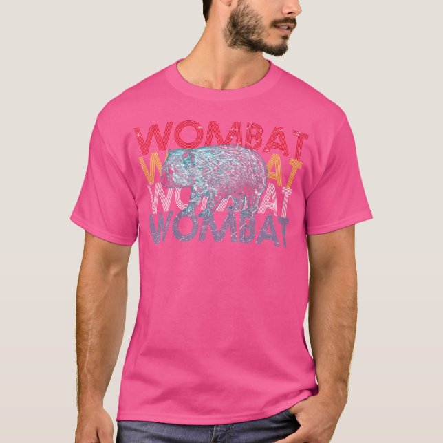 Camiseta Colorante animal de Wombat Australia (Anverso)