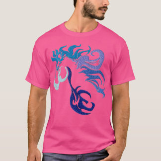 Camiseta Colorante cabeza de caballo tribal