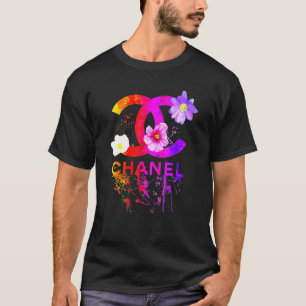 Camiseta Colorante de agua floral de flores de Guay