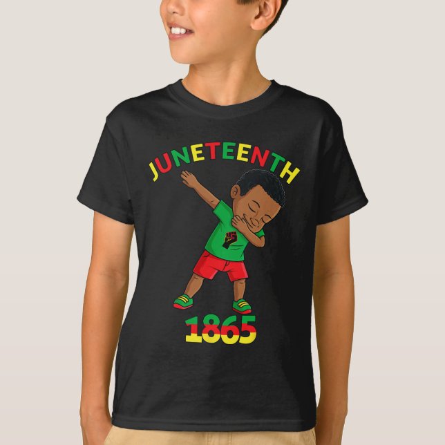 Camiseta Colorante Rey Negro Junetdecio Melanin piel marrón (Anverso)