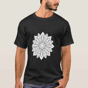 Camiseta Coloreado de Flores