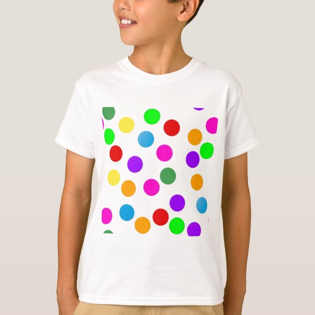 Camiseta coloreado_dots_on_white (Anverso)