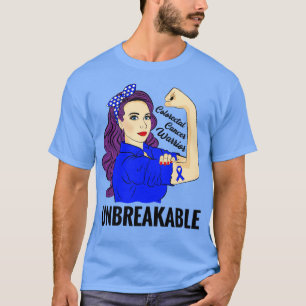 Camiseta Colorectal Bowel Colon Guerrero CRC Conciencia