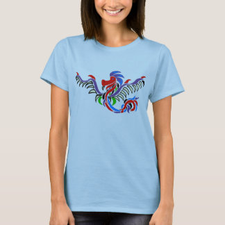 Camiseta coloree ancho tribal