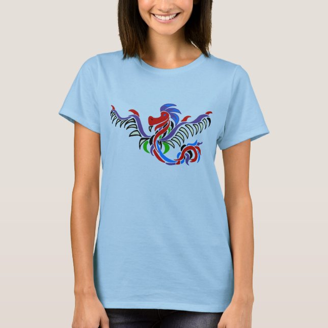 Camiseta coloree ancho tribal (Anverso)