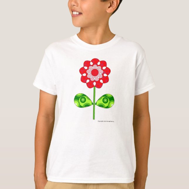 Camiseta ¡Coloree su propia camiseta! - Niños (Anverso)