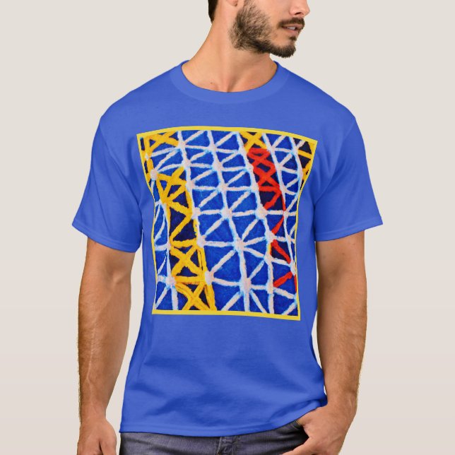 Camiseta Colores abstractos vibrantes (Anverso)