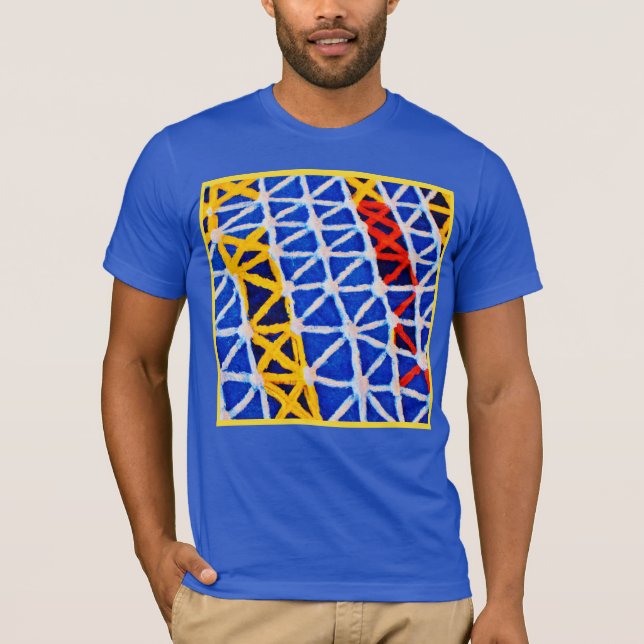 Camiseta Colores abstractos vibrantes (Anverso)